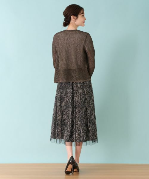 Leilian PLUS HOUSE / レリアンプラスハウス カーディガン・ボレロ | メッシュカーディガン | 詳細18