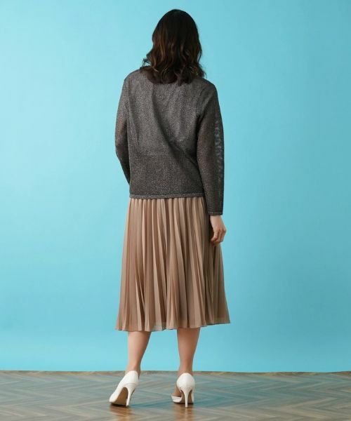 Leilian PLUS HOUSE / レリアンプラスハウス カーディガン・ボレロ | メッシュカーディガン | 詳細3