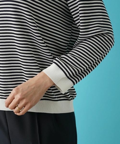 Leilian PLUS HOUSE / レリアンプラスハウス ニット・セーター | ボーダーニットインナー | 詳細10