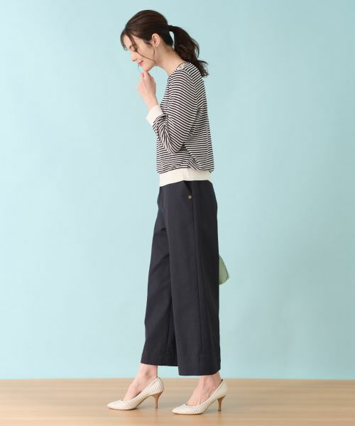 Leilian PLUS HOUSE / レリアンプラスハウス ニット・セーター | ボーダーニットインナー | 詳細16