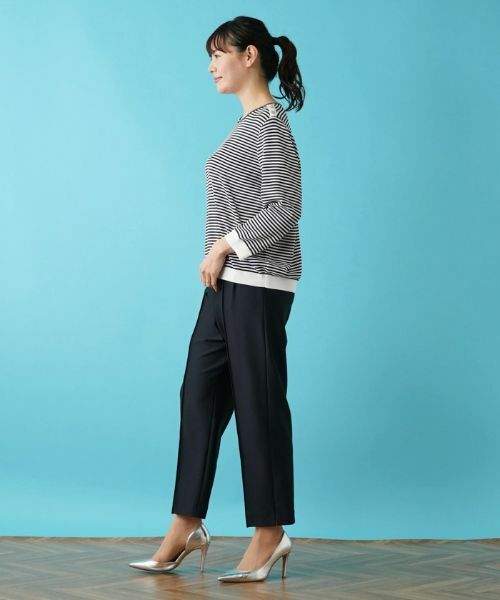 Leilian PLUS HOUSE / レリアンプラスハウス ニット・セーター | ボーダーニットインナー | 詳細2