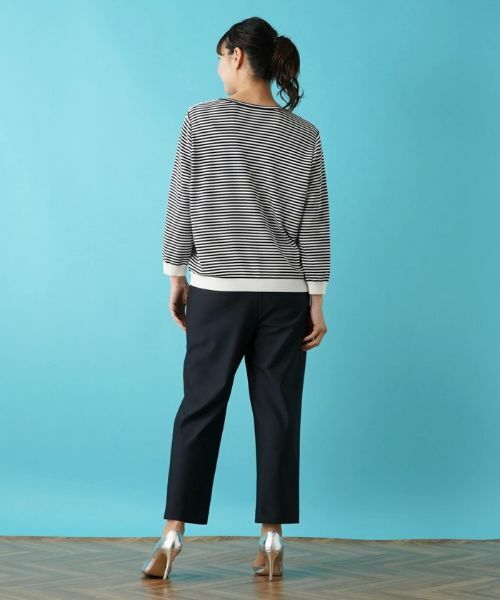 Leilian PLUS HOUSE / レリアンプラスハウス ニット・セーター | ボーダーニットインナー | 詳細3