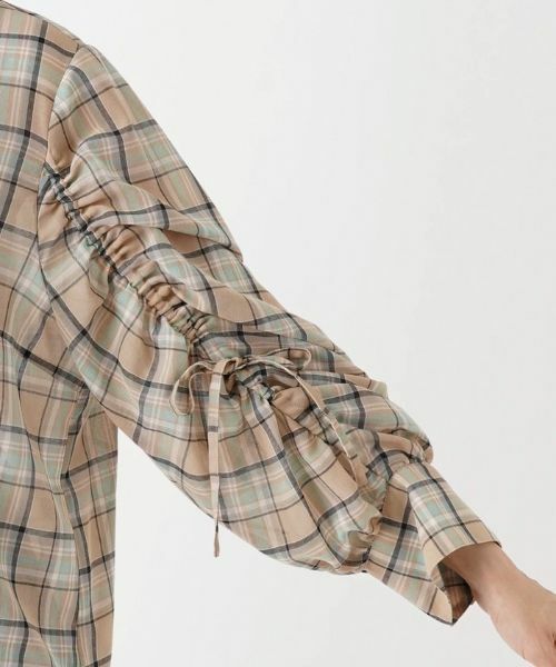 Leilian PLUS HOUSE / レリアンプラスハウス シャツ・ブラウス | チェック柄チュニックブラウス【Leilian：EZUMI】 | 詳細10