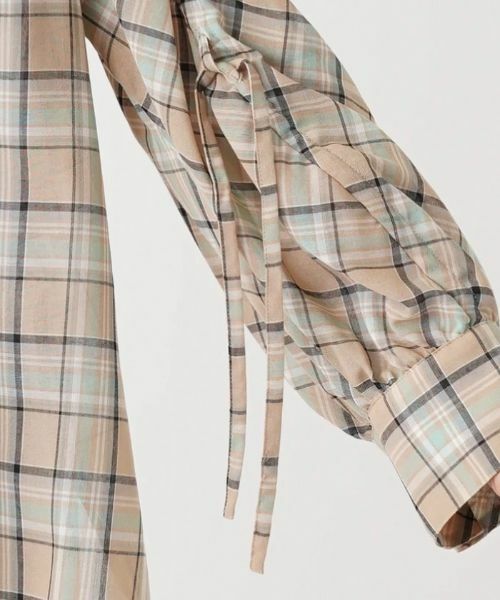 Leilian PLUS HOUSE / レリアンプラスハウス シャツ・ブラウス | チェック柄チュニックブラウス【Leilian：EZUMI】 | 詳細11