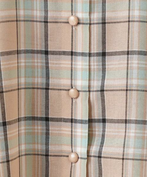 Leilian PLUS HOUSE / レリアンプラスハウス シャツ・ブラウス | チェック柄チュニックブラウス【Leilian：EZUMI】 | 詳細13