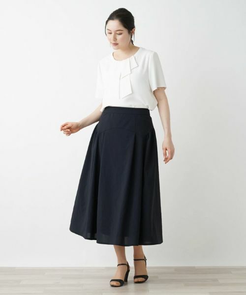 Leilian PLUS HOUSE / レリアンプラスハウス ミニ・ひざ丈スカート | フレアスカート【Leilian：EZUMI】 | 詳細1