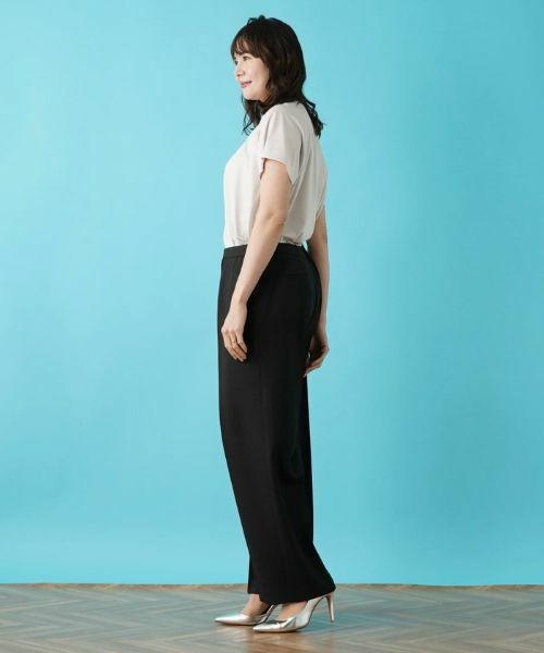 Leilian PLUS HOUSE / レリアンプラスハウス その他パンツ | 洗えるストレートパンツ | 詳細2