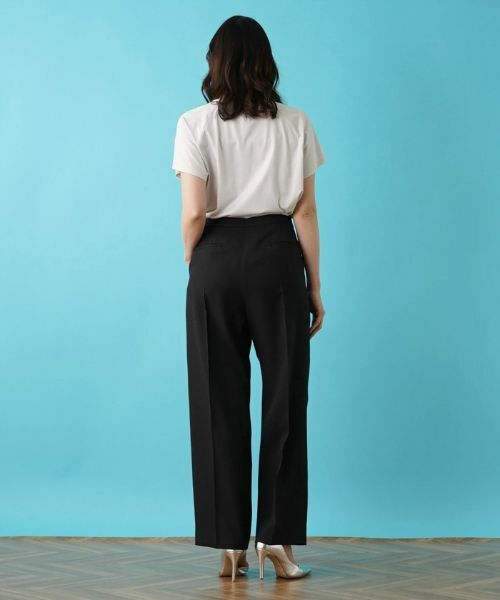 Leilian PLUS HOUSE / レリアンプラスハウス その他パンツ | 洗えるストレートパンツ | 詳細3