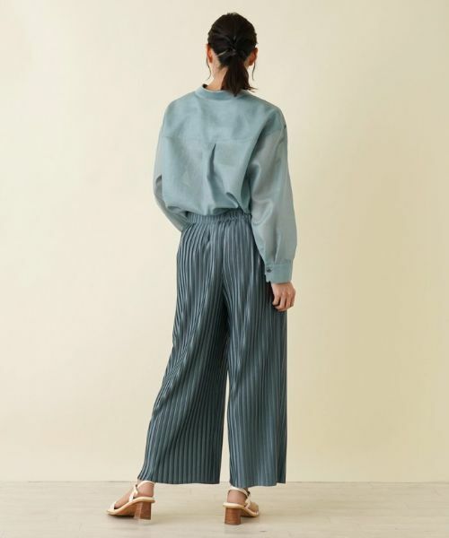 Leilian PLUS HOUSE / レリアンプラスハウス その他パンツ | 洗えるワイドパンツ【セットアップ】 | 詳細13