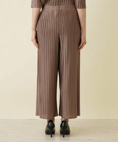 Leilian PLUS HOUSE / レリアンプラスハウス その他パンツ | 洗えるワイドパンツ【セットアップ】 | 詳細6