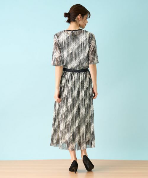 Leilian PLUS HOUSE / レリアンプラスハウス ロング・マキシ丈スカート | 洗えるモノトーンプリーツスカート【パワーネット】 | 詳細11