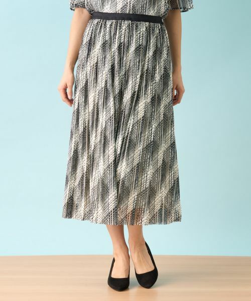 Leilian PLUS HOUSE / レリアンプラスハウス ロング・マキシ丈スカート | 洗えるモノトーンプリーツスカート【パワーネット】 | 詳細18
