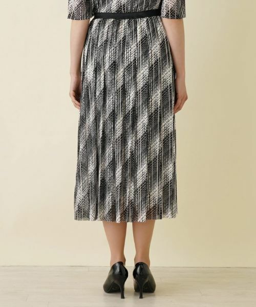 Leilian PLUS HOUSE / レリアンプラスハウス ロング・マキシ丈スカート | 洗えるモノトーンプリーツスカート【パワーネット】 | 詳細6