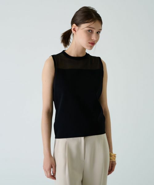 Leilian PLUS HOUSE / レリアンプラスハウス ニット・セーター | ノースリーブニットプルオーバー【BOURGE】 | 詳細13