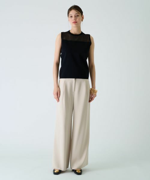 Leilian PLUS HOUSE / レリアンプラスハウス ニット・セーター | ノースリーブニットプルオーバー【BOURGE】 | 詳細14