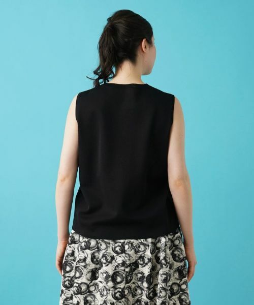 Leilian PLUS HOUSE / レリアンプラスハウス ニット・セーター | ノースリーブニットプルオーバー【BOURGE】 | 詳細25