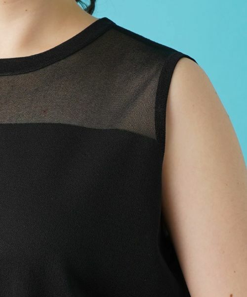 Leilian PLUS HOUSE / レリアンプラスハウス ニット・セーター | ノースリーブニットプルオーバー【BOURGE】 | 詳細28