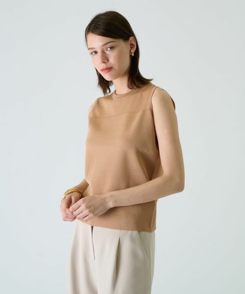 Leilian PLUS HOUSE / レリアンプラスハウス ニット・セーター | ノースリーブニットプルオーバー【BOURGE】 | 詳細3