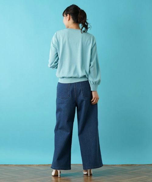 Leilian PLUS HOUSE / レリアンプラスハウス ニット・セーター | ペイズリー柄ニットプルオーバー【RATTI】 | 詳細3