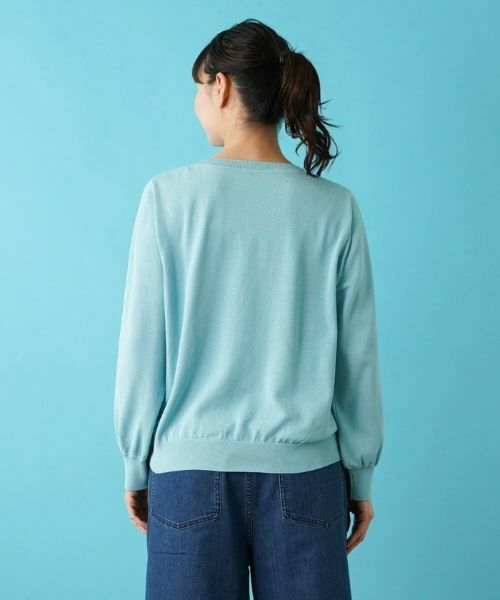 Leilian PLUS HOUSE / レリアンプラスハウス ニット・セーター | ペイズリー柄ニットプルオーバー【RATTI】 | 詳細6