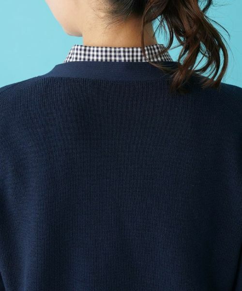 Leilian PLUS HOUSE / レリアンプラスハウス カーディガン・ボレロ | Vネックカーディガン | 詳細11