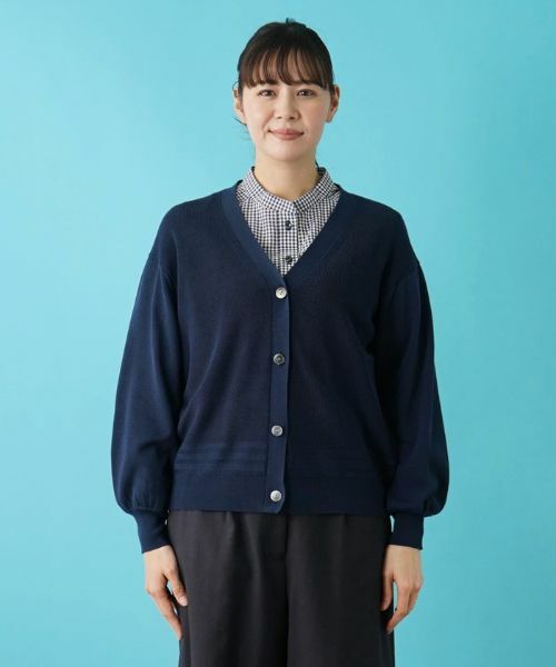 Leilian PLUS HOUSE / レリアンプラスハウス カーディガン・ボレロ | Vネックカーディガン | 詳細7