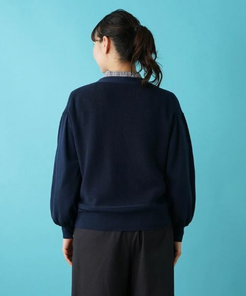 Leilian PLUS HOUSE / レリアンプラスハウス カーディガン・ボレロ | Vネックカーディガン | 詳細9