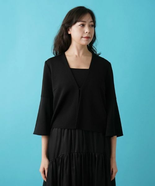 Leilian PLUS HOUSE / レリアンプラスハウス カーディガン・ボレロ | Vネックカーディガン【BOURGE】 | 詳細11
