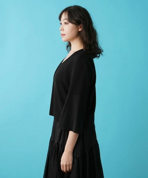 Leilian PLUS HOUSE / レリアンプラスハウス カーディガン・ボレロ | Vネックカーディガン【BOURGE】 | 詳細12