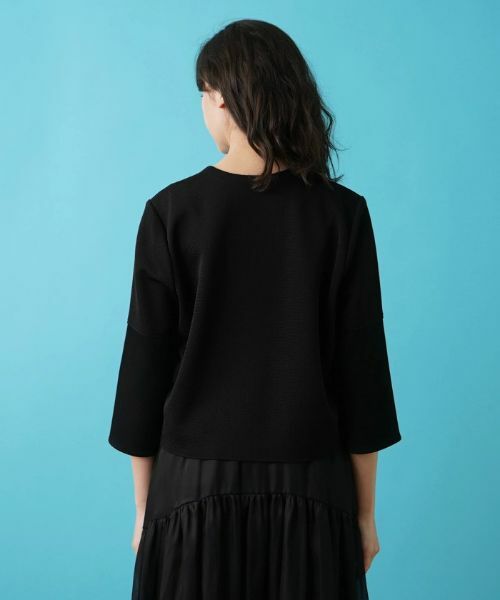 Leilian PLUS HOUSE / レリアンプラスハウス カーディガン・ボレロ | Vネックカーディガン【BOURGE】 | 詳細13