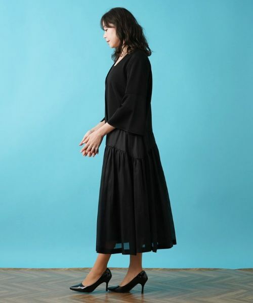 Leilian PLUS HOUSE / レリアンプラスハウス カーディガン・ボレロ | Vネックカーディガン【BOURGE】 | 詳細9