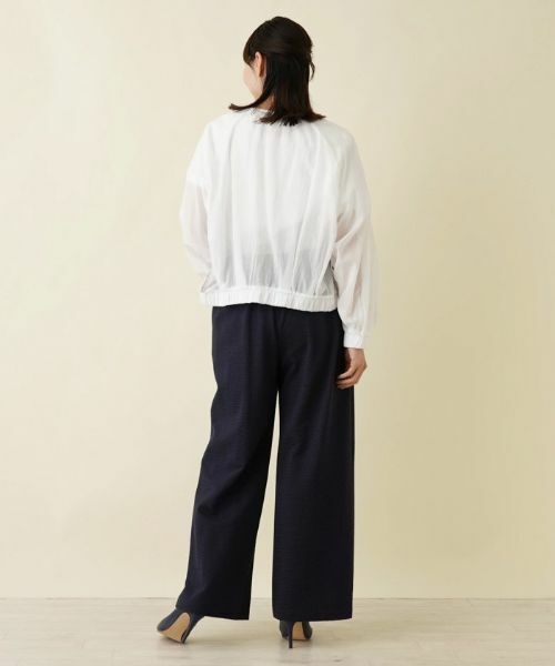 Leilian PLUS HOUSE / レリアンプラスハウス その他アウター | 前あきブルゾン【MUSE BY ROCHAS Premiere】 | 詳細3