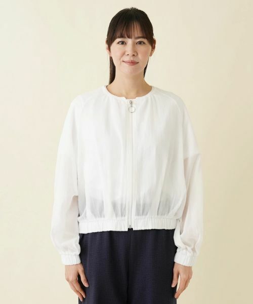 Leilian PLUS HOUSE / レリアンプラスハウス その他アウター | 前あきブルゾン【MUSE BY ROCHAS Premiere】 | 詳細4