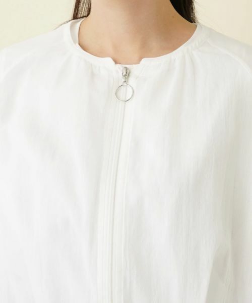 Leilian PLUS HOUSE / レリアンプラスハウス その他アウター | 前あきブルゾン【MUSE BY ROCHAS Premiere】 | 詳細7