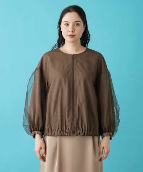 Leilian PLUS HOUSE / レリアンプラスハウス その他アウター | ジップアップブルゾン【BOURGE】 | 詳細10