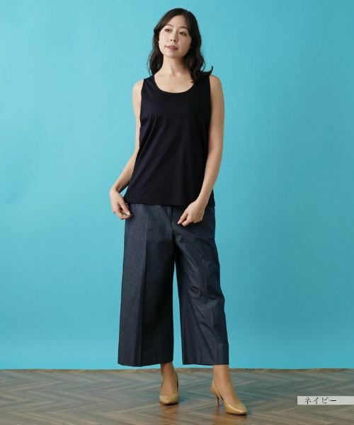 Leilian PLUS HOUSE / レリアンプラスハウス カットソー | 【店舗人気】ノースリーブカットソー | 詳細1