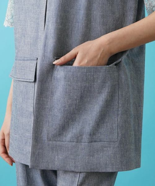 Leilian PLUS HOUSE / レリアンプラスハウス テーラードジャケット | ロングベスト【ROCHAS Premiere】 | 詳細10