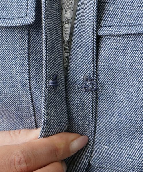 Leilian PLUS HOUSE / レリアンプラスハウス テーラードジャケット | ロングベスト【ROCHAS Premiere】 | 詳細12