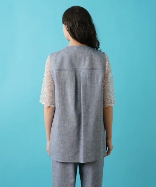 Leilian PLUS HOUSE / レリアンプラスハウス テーラードジャケット | ロングベスト【ROCHAS Premiere】 | 詳細6