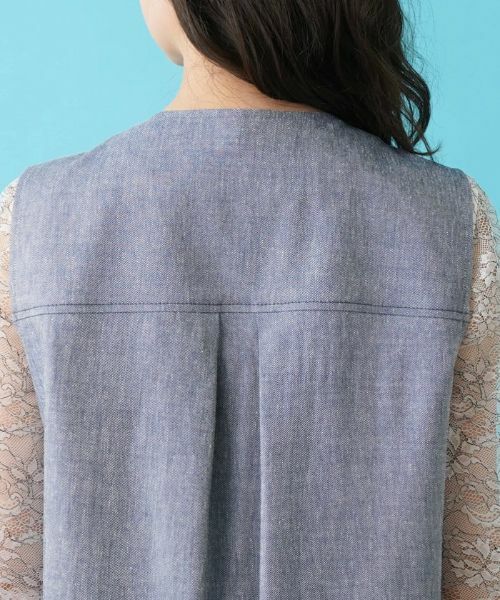Leilian PLUS HOUSE / レリアンプラスハウス テーラードジャケット | ロングベスト【ROCHAS Premiere】 | 詳細8