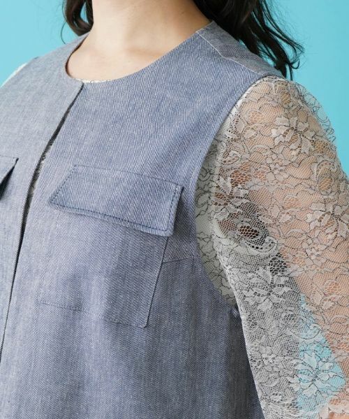 Leilian PLUS HOUSE / レリアンプラスハウス テーラードジャケット | ロングベスト【ROCHAS Premiere】 | 詳細9