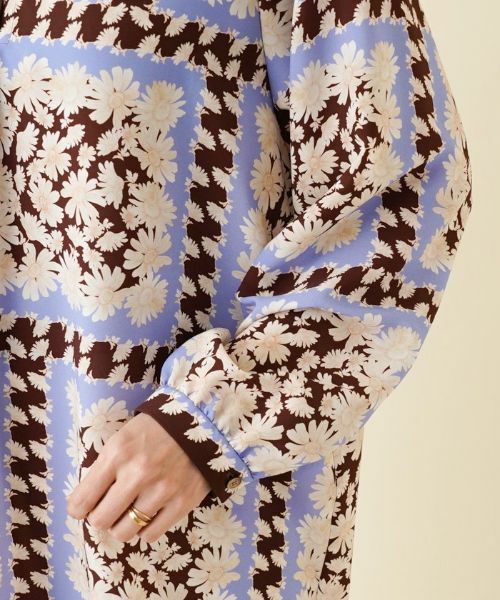 Leilian PLUS HOUSE / レリアンプラスハウス シャツ・ブラウス | ハーフプラケットブラウス【ROCHAS Premiere】【ERICA】 | 詳細10