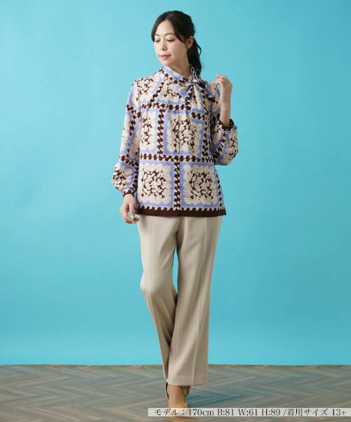 Leilian PLUS HOUSE / レリアンプラスハウス シャツ・ブラウス | 洗えるブラウス【ROCHAS Premiere】 | 詳細1