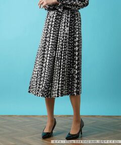 Leilian PLUS HOUSE / レリアンプラスハウス ミニ・ひざ丈スカート | プリーツスカート【ROCHAS Premiere】