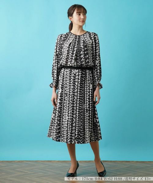 Leilian PLUS HOUSE / レリアンプラスハウス ミニ・ひざ丈スカート | プリーツスカート【ROCHAS Premiere】 | 詳細1