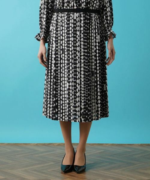 Leilian PLUS HOUSE / レリアンプラスハウス ミニ・ひざ丈スカート | プリーツスカート【ROCHAS Premiere】 | 詳細4