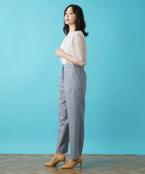 Leilian PLUS HOUSE / レリアンプラスハウス その他パンツ | セミワイドパンツ【ROCHAS Premiere】 | 詳細2