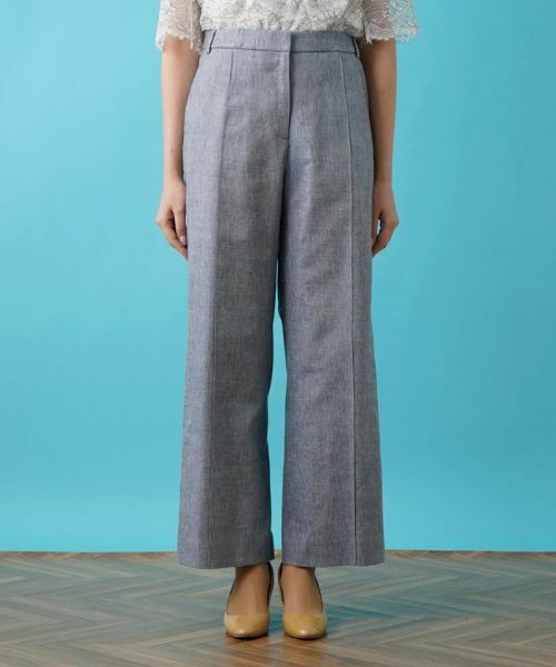 Leilian PLUS HOUSE / レリアンプラスハウス その他パンツ | セミワイドパンツ【ROCHAS Premiere】 | 詳細4