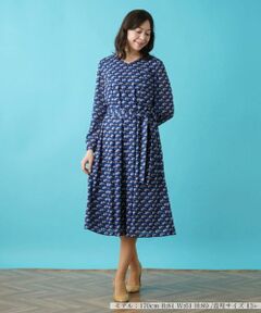 Leilian PLUS HOUSE / レリアンプラスハウス ドレス | Vネックワンピース【ROCHAS Premiere】