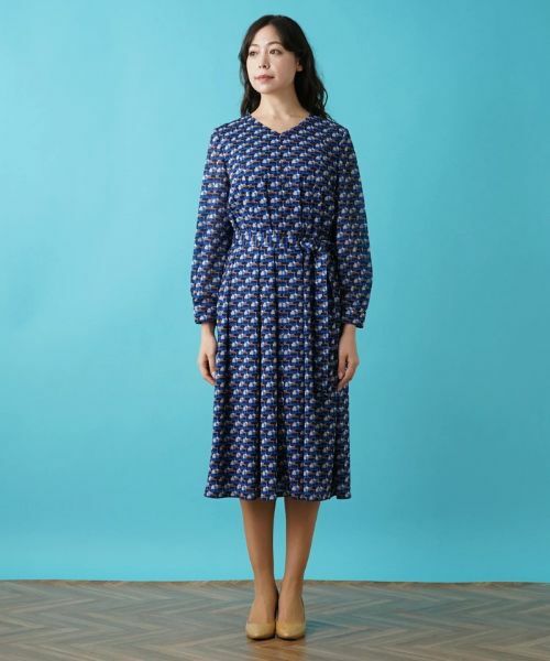 Leilian PLUS HOUSE / レリアンプラスハウス ドレス | Vネックワンピース【ROCHAS Premiere】 | 詳細5